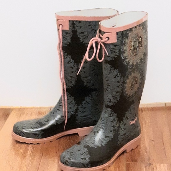 desigual rain boots